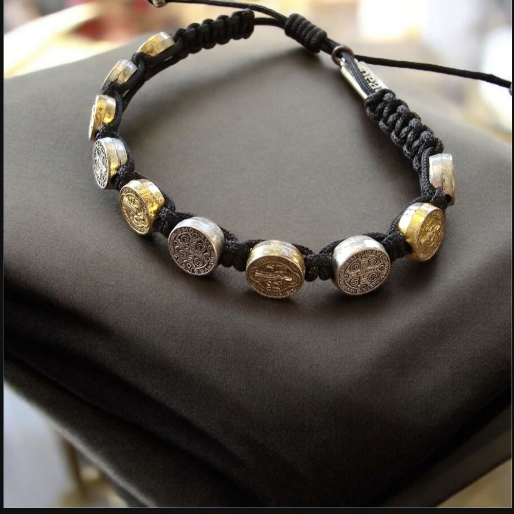 My Saint My Hero Benedictine Blessing Bracelets – Handwoven Spiritual Protection